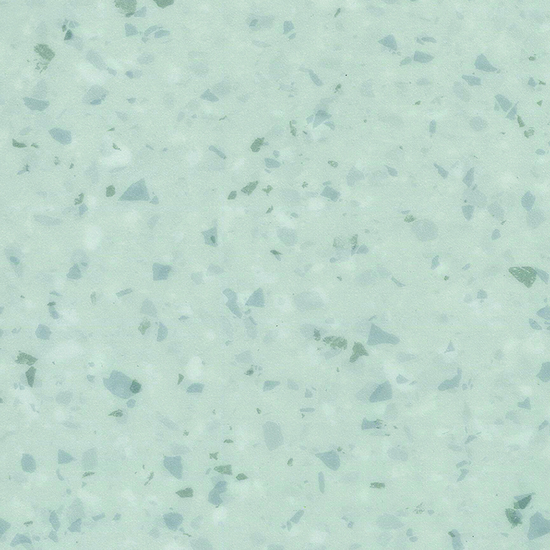 Revêtement de sol hétérogène anti-taches et insonorisant