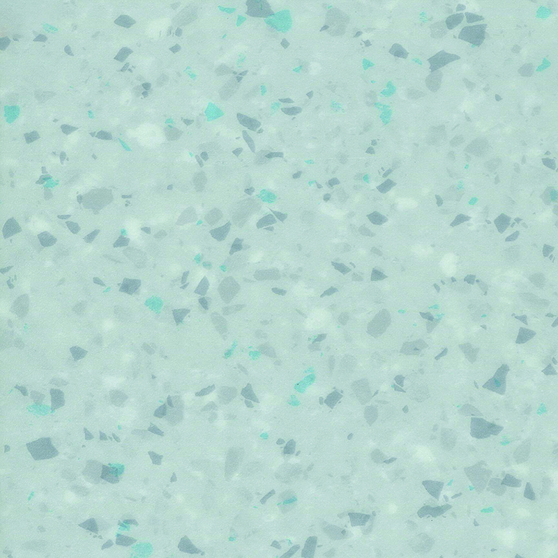 Revêtement de sol hétérogène anti-taches et insonorisant