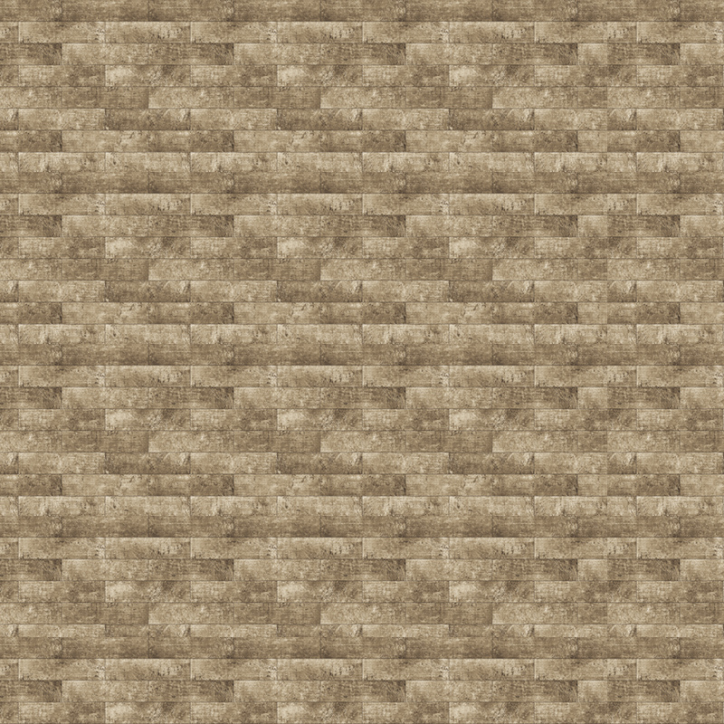 Revêtement de sol hétérogène à revêtement PUR grain de bois