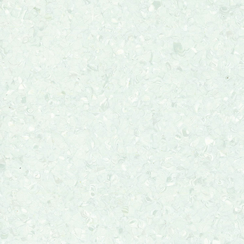 Revêtement de sol homogène résistant aux acides et aux alcalis