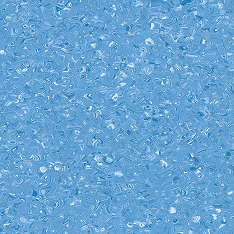 Revêtement de sol homogène résistant aux acides et aux alcalis