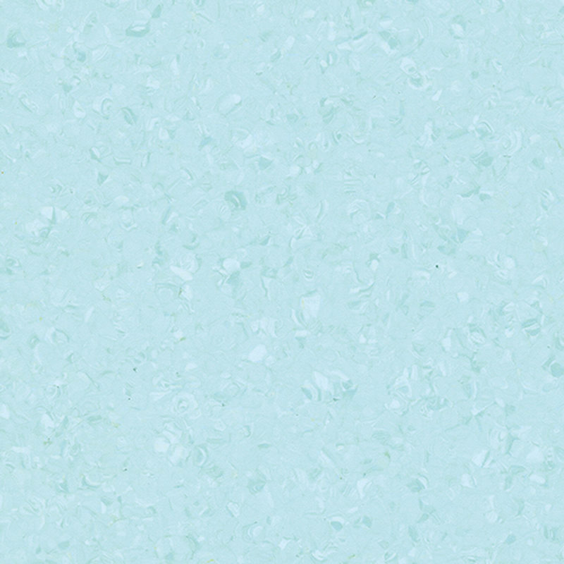 Revêtement de sol homogène résistant aux acides et aux alcalis