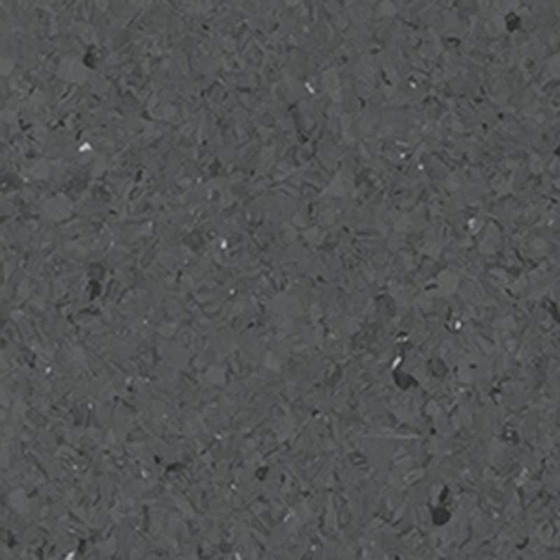 Revêtement de sol homogène à faible bruit et antisalissure