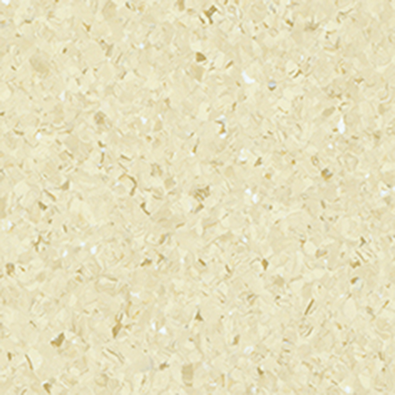 Revêtement de sol homogène à faible bruit et antisalissure