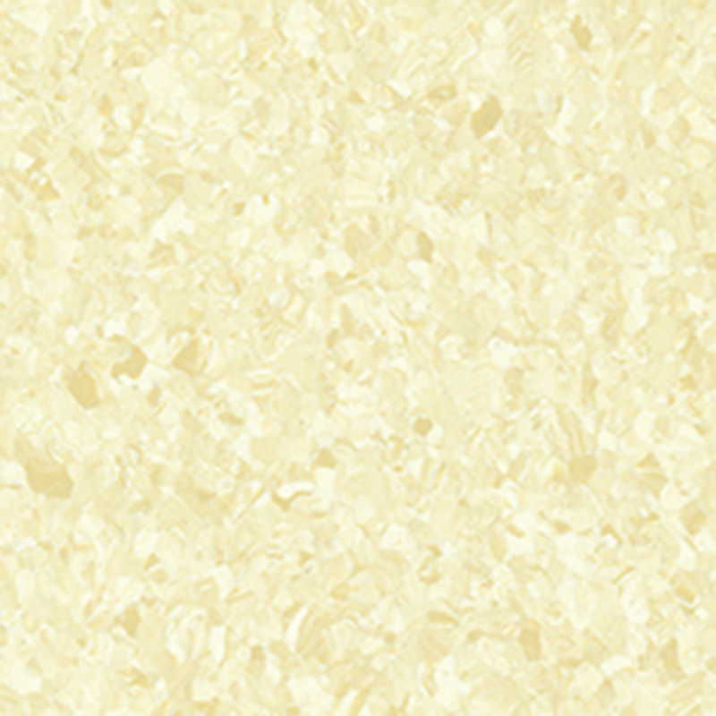 Revêtement de sol homogène à faible bruit et antisalissure