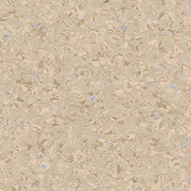 Revêtement de sol homogène à faible bruit et antisalissure