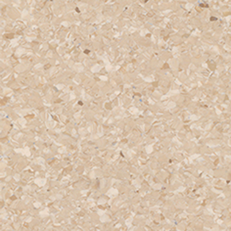 Revêtement de sol homogène à faible bruit et antisalissure