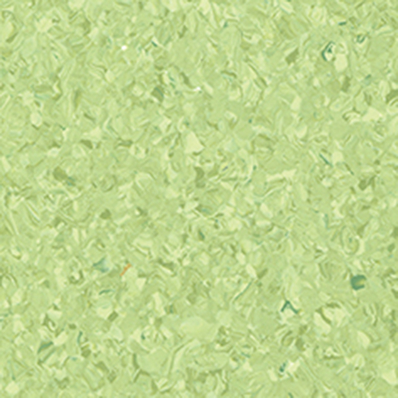 Revêtement de sol homogène à faible bruit et antisalissure