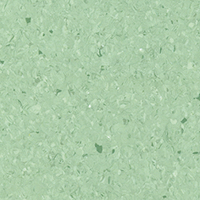 Revêtement de sol homogène à faible bruit et antisalissure