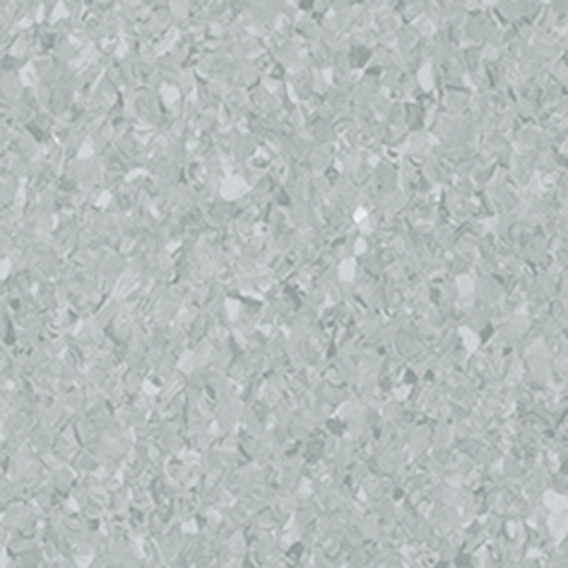 Revêtement de sol homogène à faible bruit et antisalissure