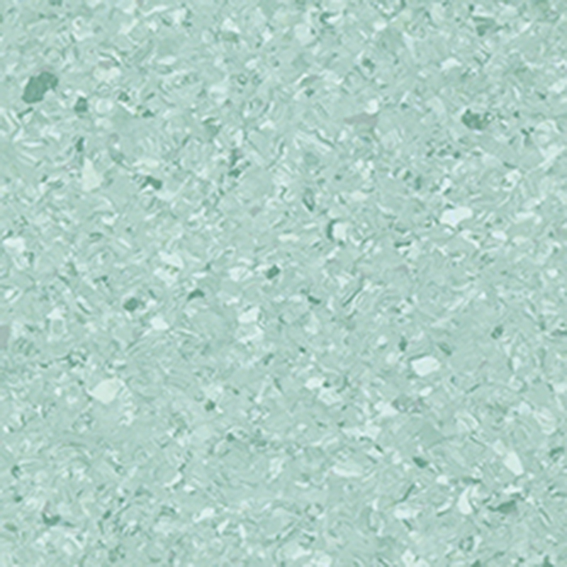 Revêtement de sol homogène à faible bruit et antisalissure